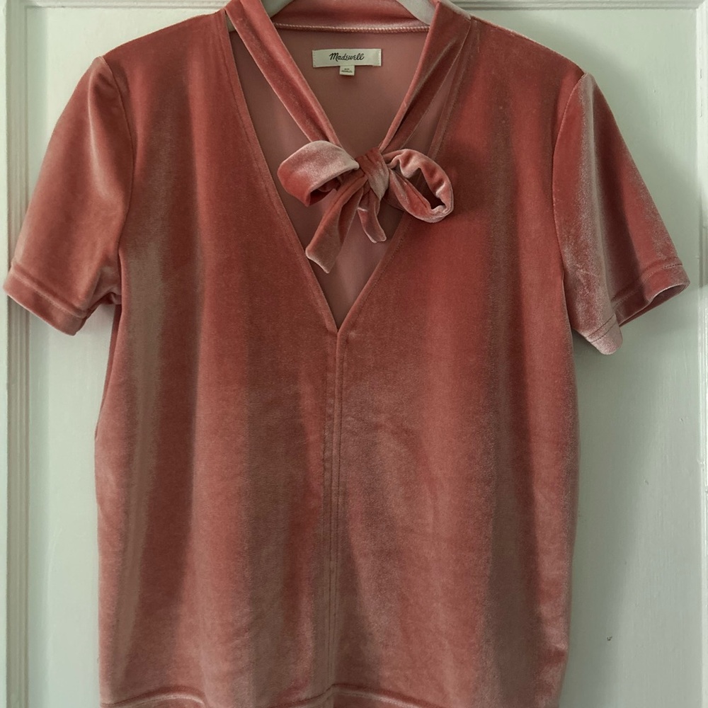 Madewell Velvet Blouse